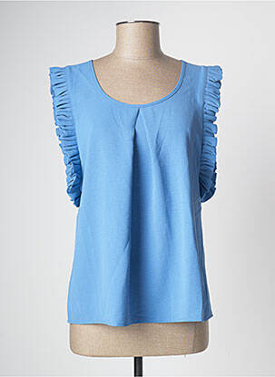 Top sans manche sans manche bleu MOLLY BRACKEN femme