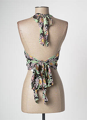 Top coupe cintrée sans manche vert MOLLY BRACKEN femme