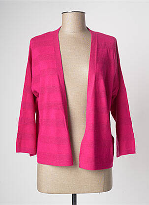 Gilet manches longues rose STREET ONE pour femme
