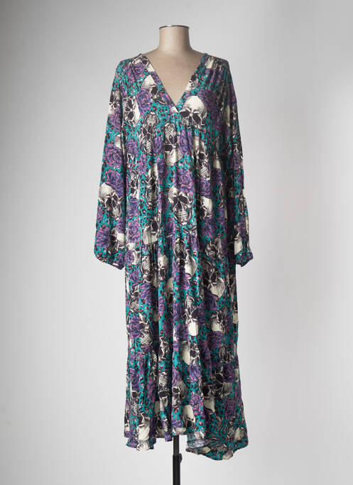 Robe longue violet BANDITAS FROM MARSEILLE pour femme