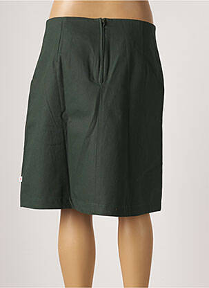 Jupe mi-longue coupe droite vert BLUTSGESCHWISTER femme