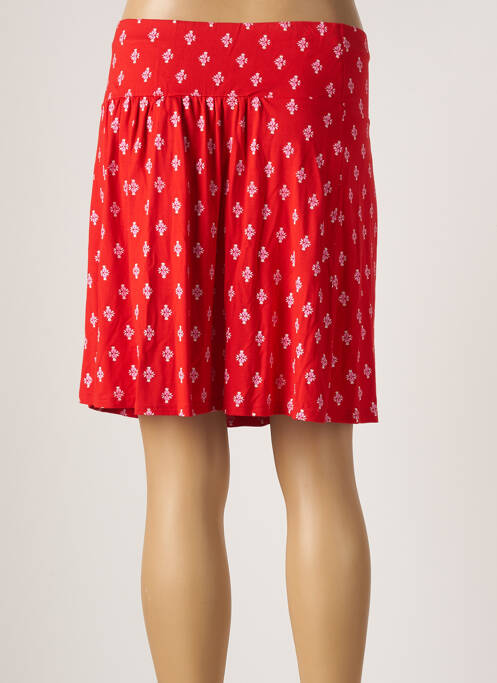 Jupe courte coupe évasée rouge BLUTSGESCHWISTER femme
