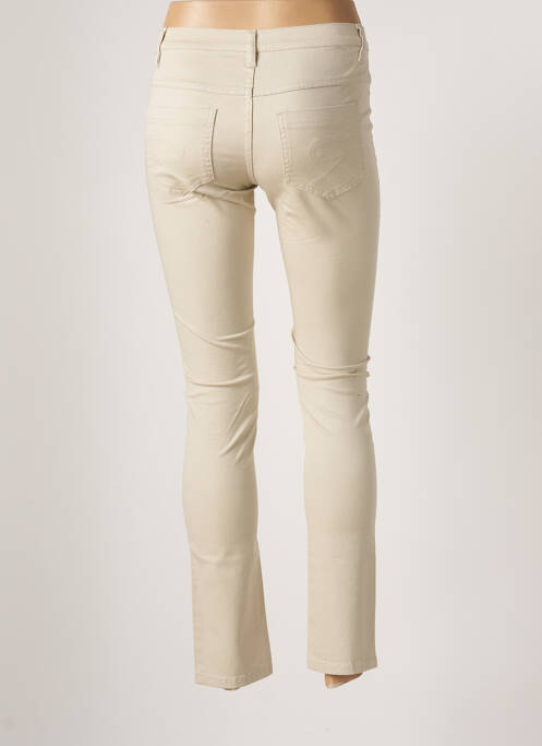 Pantalon slim beige GEISHA pour femme