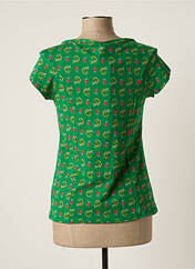 T-shirt vert BLUTSGESCHWISTER pour femme seconde vue
