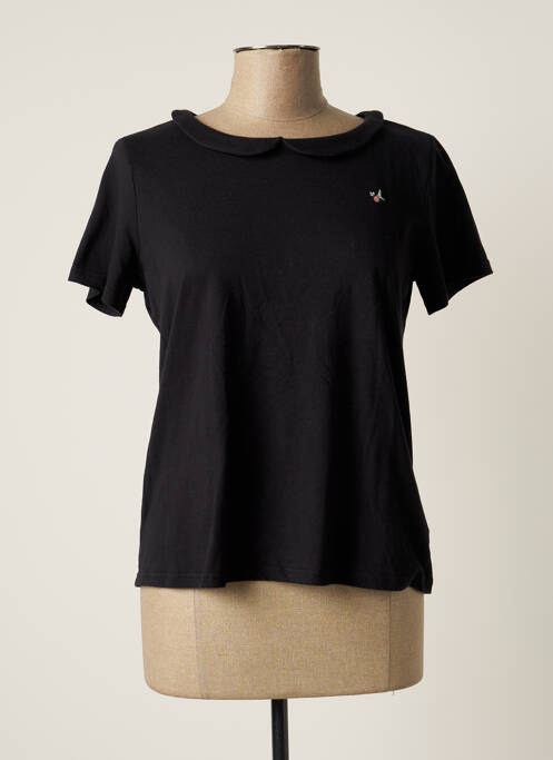 T-shirt noir BLUTSGESCHWISTER pour femme
