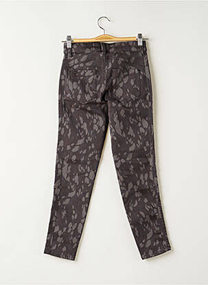 Pantalon slim broderie rivets taille normale gris STREET ONE femme