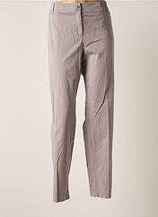 Pantalon chino gris FRANK WALDER pour femme seconde vue