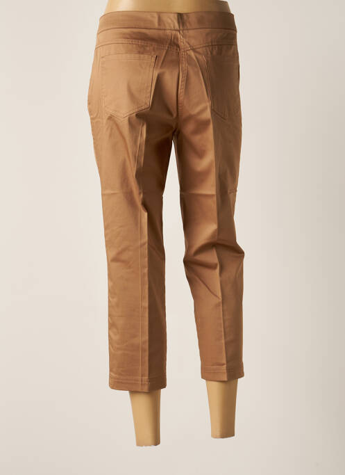 Pantacourt marron ELENA MIRO pour femme