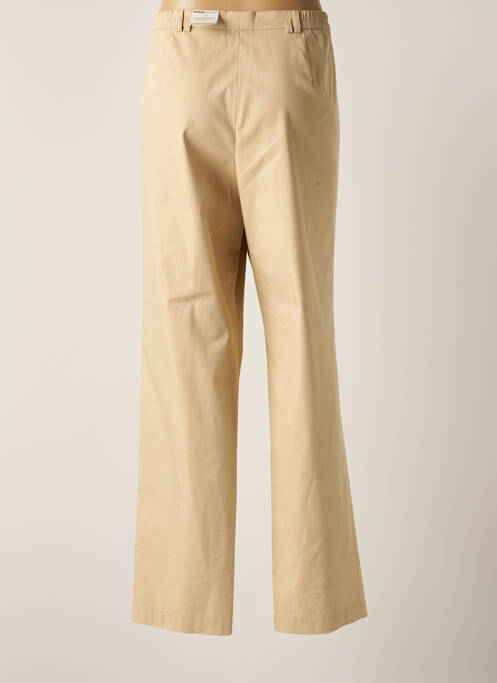 Pantalon droit beige FRANK WALDER pour femme