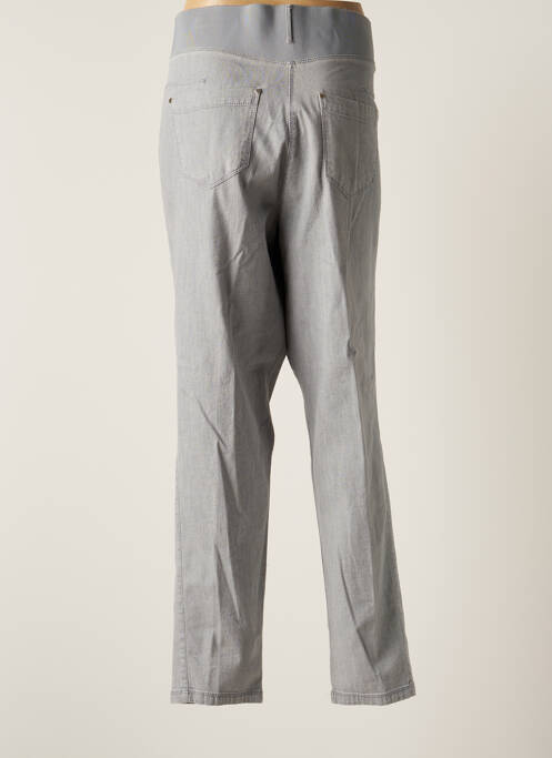 Pantalon droit gris ELENA MIRO pour femme