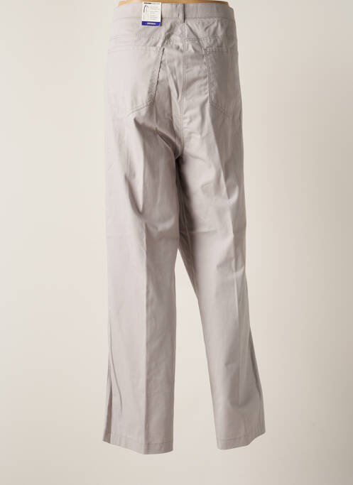 Pantalon droit gris FRANK WALDER pour femme