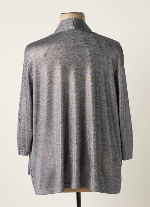 Gilet manches longues gris FRANK WALDER pour femme