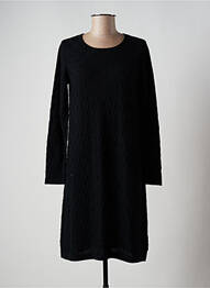 Robe pull coupe droite manches longues noir TWO DANES femme