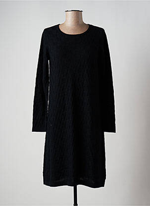 Robe pull coupe droite manches longues noir TWO DANES femme
