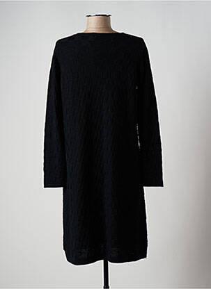 Robe pull coupe droite manches longues noir TWO DANES femme