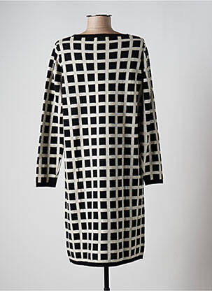 Robe pull coupe droite manches longues noir TWO DANES femme