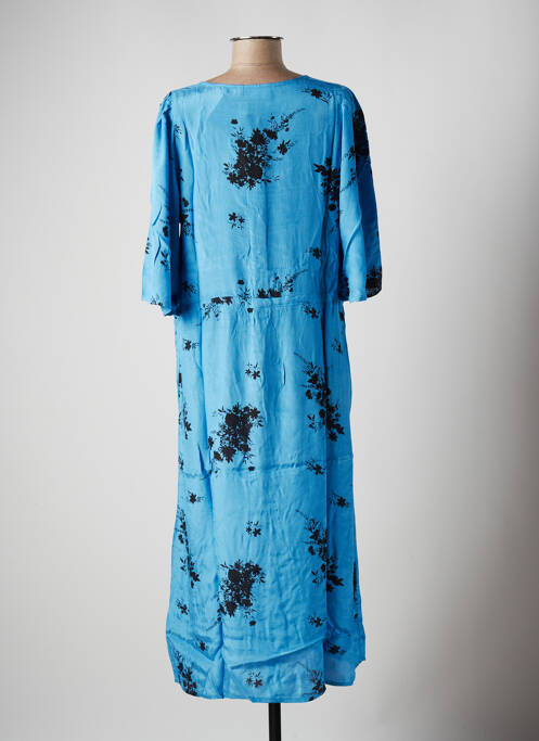 Robe longue bleu KAFFE pour femme