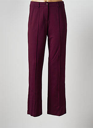 Pantalon droit violet ZILCH pour femme