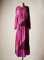 Robe longue violet LA PETITE ETOILE pour femme seconde vue