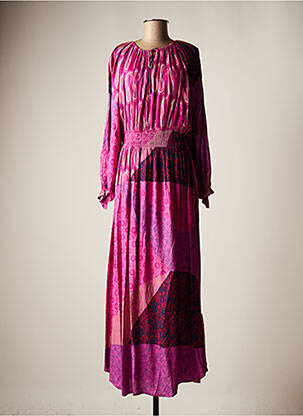 Robe longue violet LA PETITE ETOILE pour femme