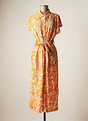Robe mi-longue orange OBJECT pour femme seconde vue