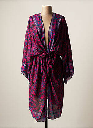 Veste kimono rouge LA PETITE ETOILE pour femme