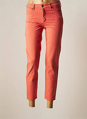 Jeans coupe slim slim taille basse orange FIVE femme