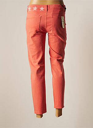 Jeans coupe slim slim taille basse orange FIVE femme