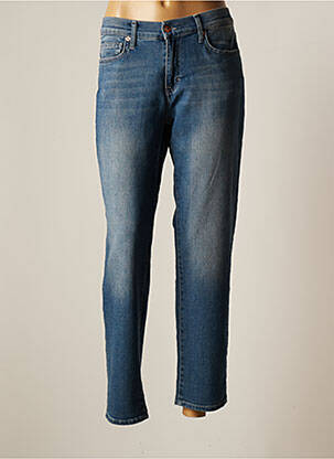 Jeans coupe droite bleu FIVE pour femme