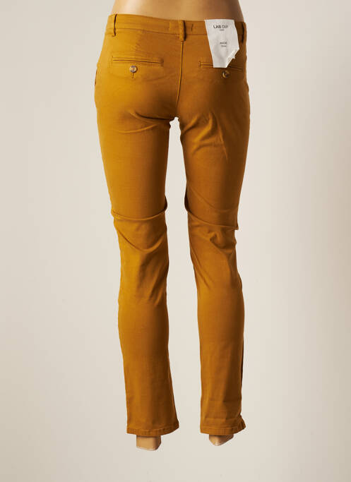 Pantalon chino jaune LAB DIP PARIS pour femme