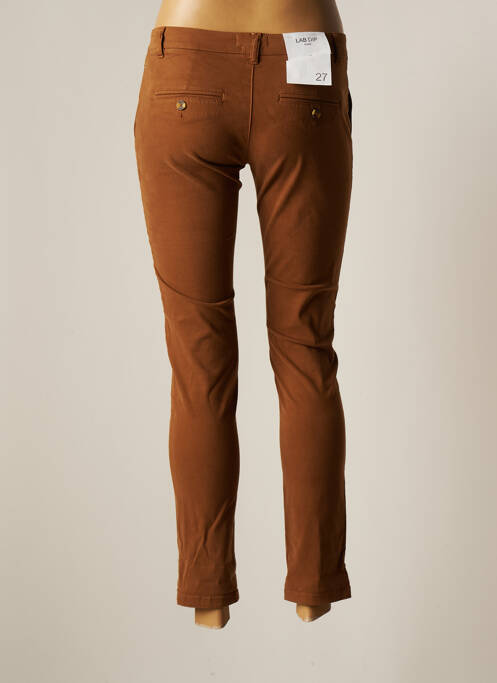 Pantalon chino marron LAB DIP PARIS pour femme