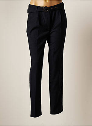 Pantalon 7/8 taille haute taille haute bleu MINIMUM femme