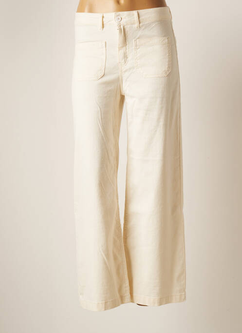 Pantalon droit blanc FIVE pour femme