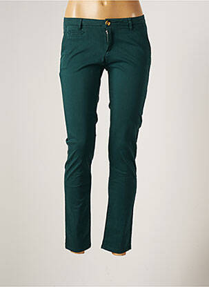 Pantalon slim stretch taille normale vert LAB DIP PARIS femme