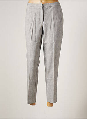 Pantalon droit stretch taille normale gris ESSENTIEL femme
