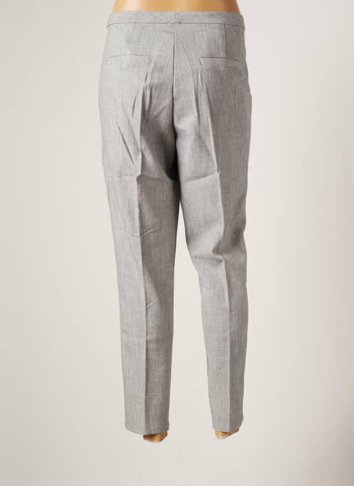 Pantalon droit stretch taille normale gris ESSENTIEL femme