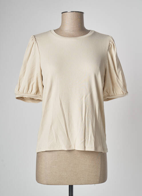 T-shirt beige OBJECT pour femme