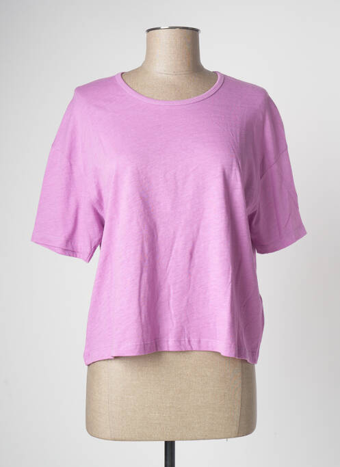 T-shirt violet AMERICAN VINTAGE pour femme