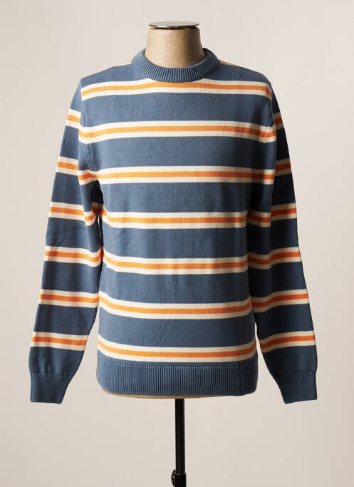 Pull bleu OLOW pour homme