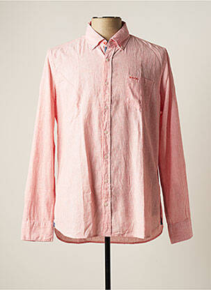 Chemise manches longues rose NEW ZEALAND AUCKLAND pour homme