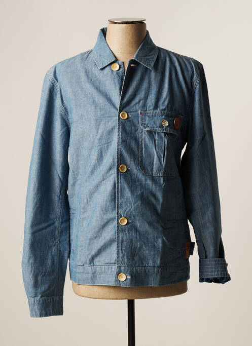 Chemise manches longues bleu SCOTCH & SODA pour homme