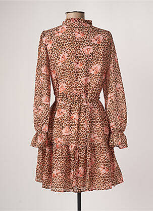 Robe courte manches longues manches longues marron VERO MODA femme