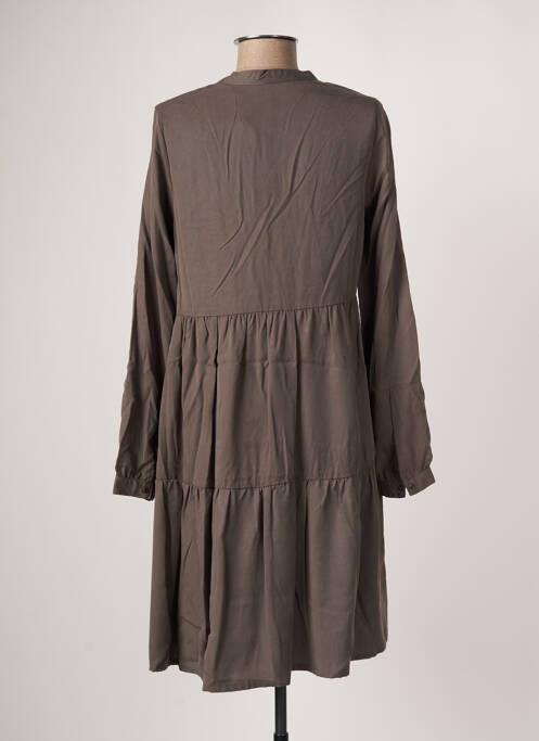 Robe mi-longue marron VERO MODA pour femme