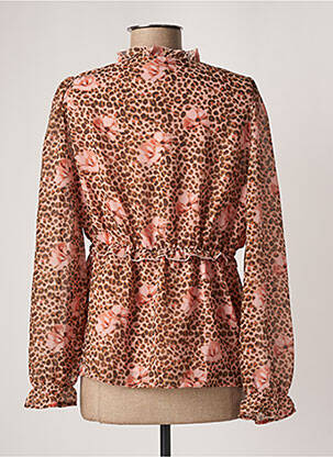 Blouse imprimé fantaisie manches longues rose VERO MODA femme