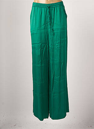 Pantalon droit vert GEISHA pour femme