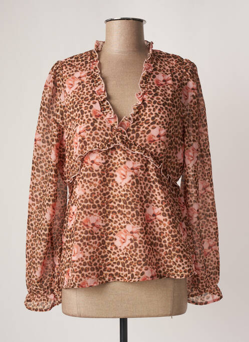 Blouse imprimé fantaisie manches longues rose VERO MODA femme