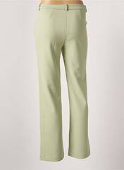 Pantalon droit vert VERO MODA pour femme seconde vue