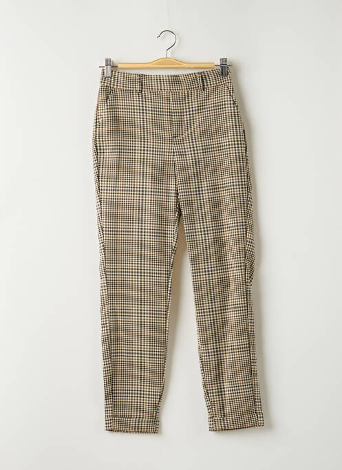 Pantalon chino poches taille normale beige VERO MODA femme