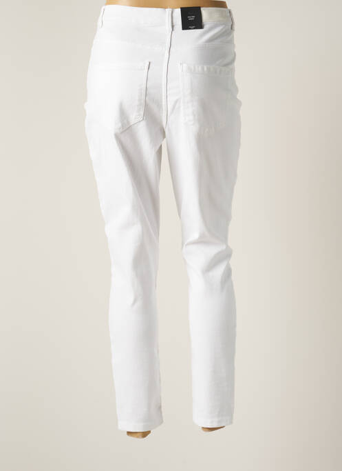 Pantalon slim blanc VERO MODA pour femme