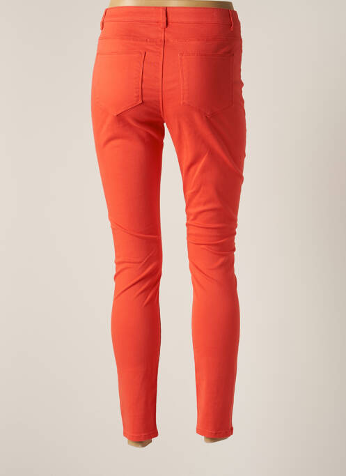 Pantalon slim orange VERO MODA pour femme